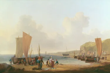 Händler kauft Fisch